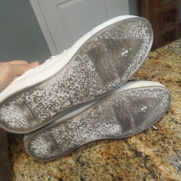 Bruno Bordese Men's Triangular Black/White Leather Sneakers Laces Size 9 US 43 - Picture 8 of 12